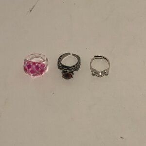 Elegant Ring Lot of 3
